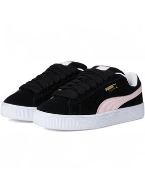 PUMA Suede XL Sneakers Black Pink Y2K Platform Streetwear Women Size 8 NIB